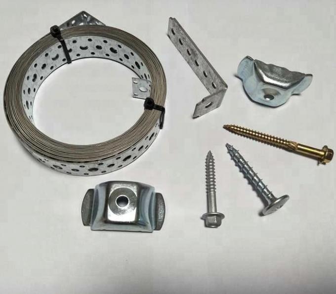 معلقة الحبل المصنوعة من الحديد مع لوحة مسامير مثقوبة ربطة حزام ربطة عنق للاستخدام في العصابة 1