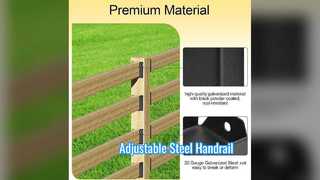 دعامات درابزين فولاذية قابلة للتعديل