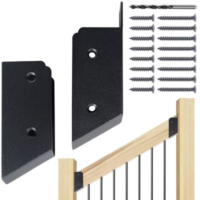 جودة  Deck Railing Bracket and Deck Baluster Attachments with Up To 200 Lbs Weight Capacity مصنع