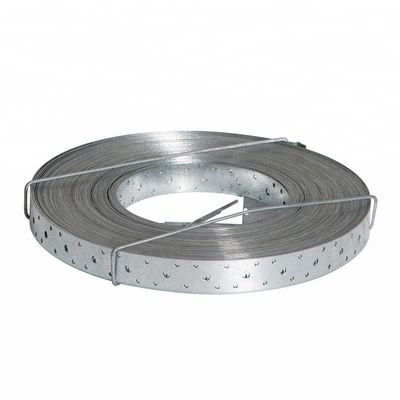 جودة  Galvanized Punched Strapping Roll – Metal Strap Tie for Wood Frame Bracing, Building Connectors & Construction Hardware مصنع