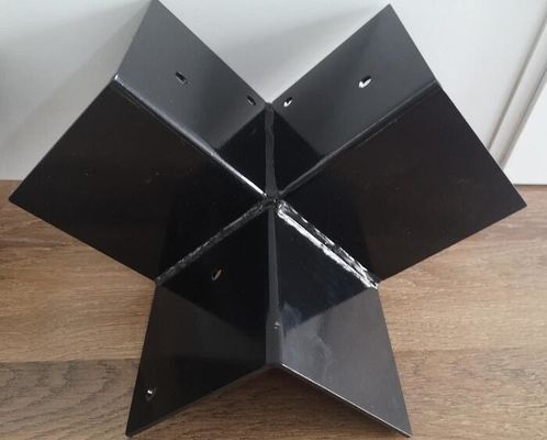 4 * 4 عقدة بيرجولا أدوات أساس عمود الخشب والمعدن عقدة بيرجولا الزاوية