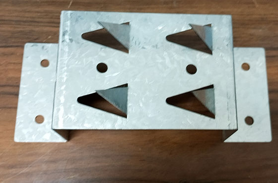 مشابك تثبيت الزوايا الصوتية، أقواس تثبيت معدنية فضية للألواح الصوتية، أجهزة تركيب عزل الصوت على الحائط