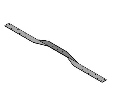 يستخدم ربطات الإعصار لتثبيت البلاطات والصناديق والصناديق إلى الصفائح العلوية والخشب