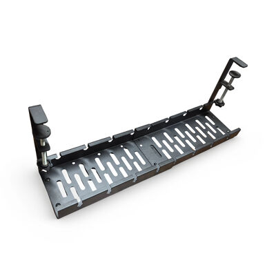 منظم كابلات مكتبي قابل للتمديد بدون حفر تحت المكتب مع مشبك للمكتب المنزلي